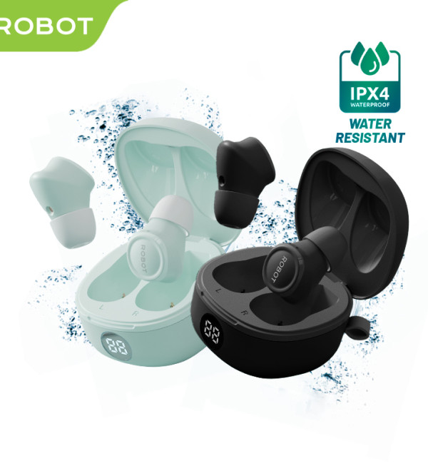 ROBOT TWS Wireless Earphone Airbuds T80